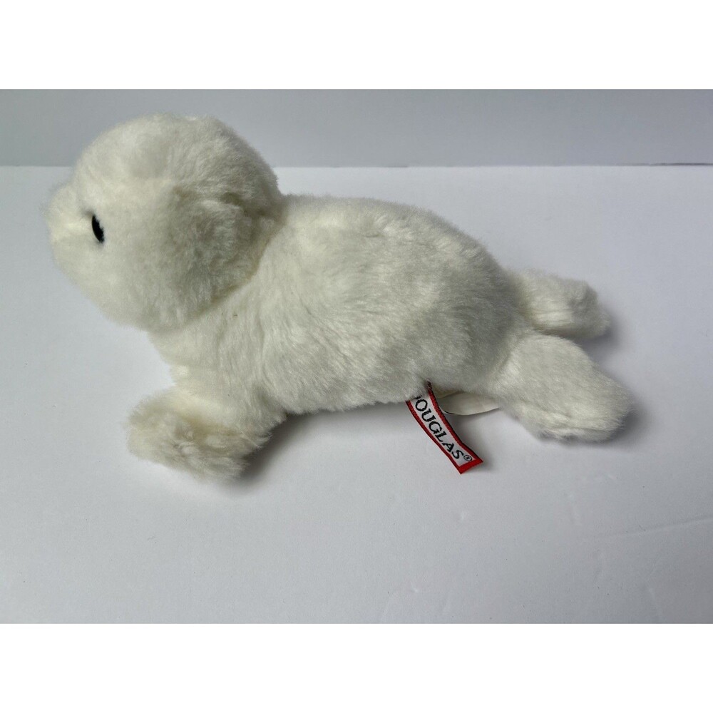 DOUGLAS Plush HARP SEAL PUP 9” Sprinkles Stuffed Animals Cuddle Toys #4001 White